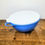 Thumbnail: NEW Tupperware Thatsa Bowl 19 Cup Mixing Storage Bowl Blue w/ White Lid #7438