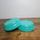 Thumbnail: Tupperware Cereal Salad Bowls and Lids Butterfly Tabs Teal Blue green #2415