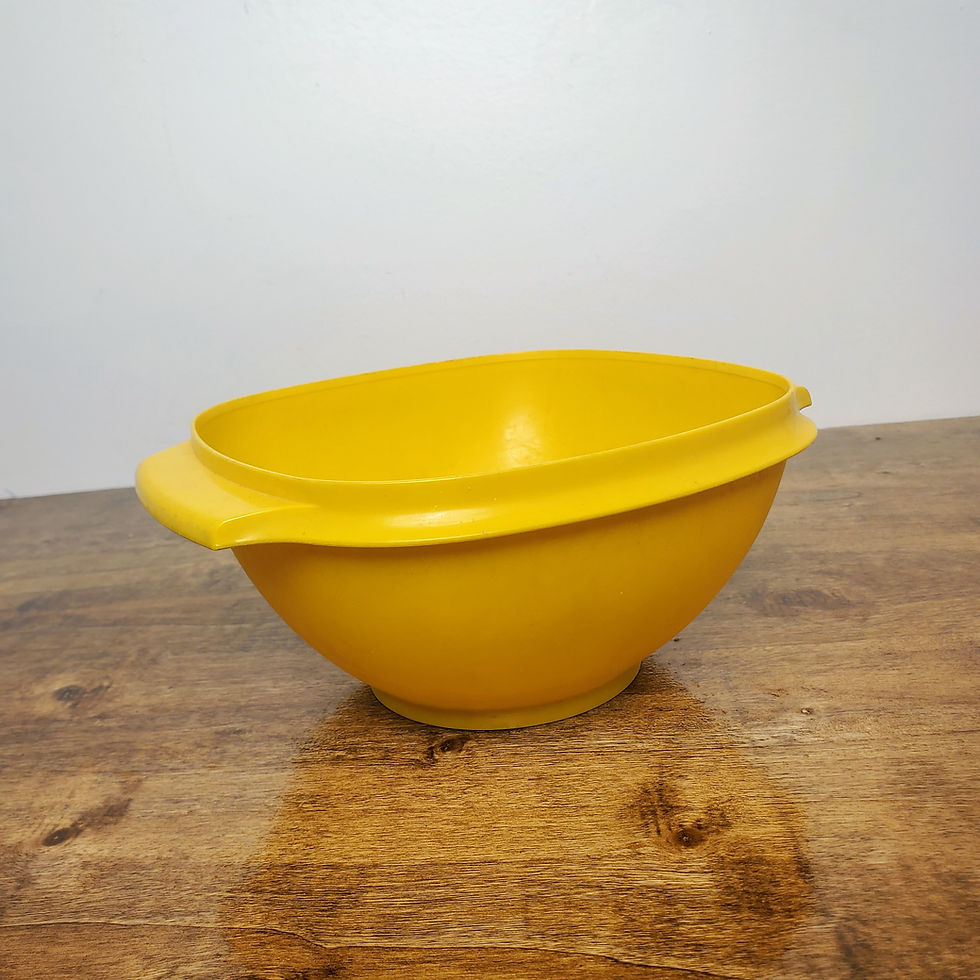 Thumbnail: Vintage Tupperware 836 Servalier Bowl Daffodil Yellow 8 Cup NO Lid