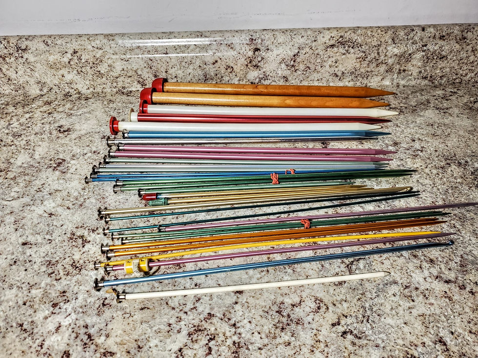 Large Lot Knitting Needles, Susan Bates, Boye