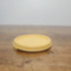 Tupperware Modular Mates Lid #1607 Yellow Replacement Round Seal Only Preowned