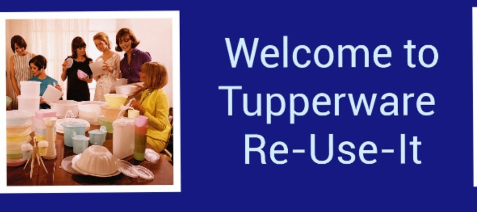 Reusing Tupperware Online Vintage Home Decor Shop | Tupperware Re-Use-It