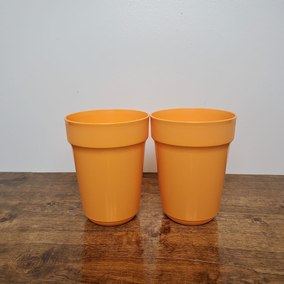 Tupperware Aloha 16 oz Tumblers Berry Purple Set of 2 New