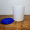 Thumbnail: Vintage Tupperware Reminder Canisters Set of 3 Blue with One Touch Seals