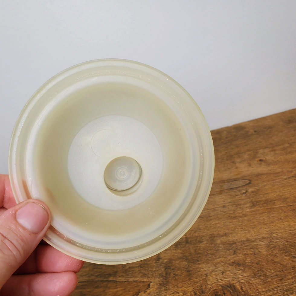 Thumbnail: Tupperware Quick Shake Mixer 2 Cup Yellow Sheer Vintage 3 Piece Set #844