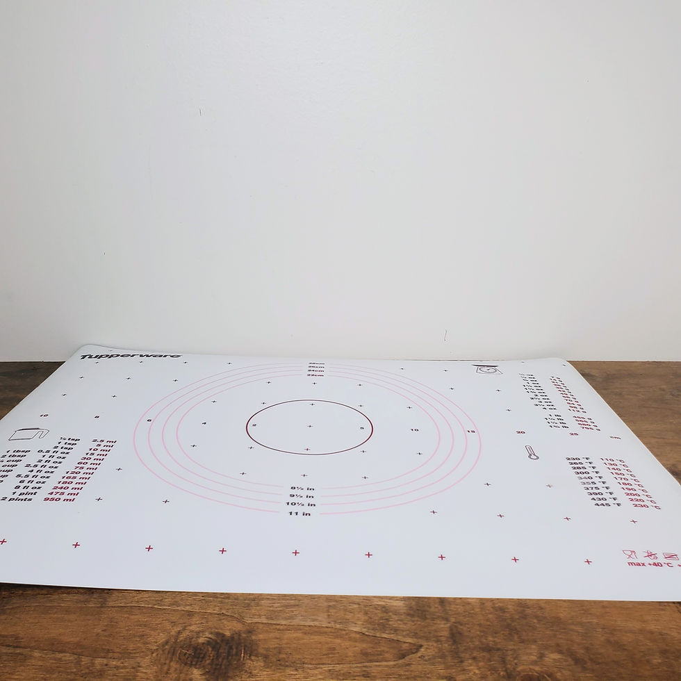 Thumbnail: Tupperware® Non-Slip Pastry Sheet – Silicone Baking Mat with Measuring Guides