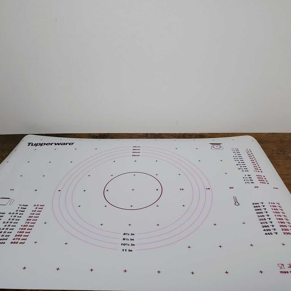 Thumbnail: Tupperware® Non-Slip Pastry Sheet – Silicone Baking Mat with Measuring Guides