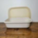 Vintage Tupperware Ultra 21 5L Roaster Pan #1743 Sheer Lid #1744 Oven Microwave