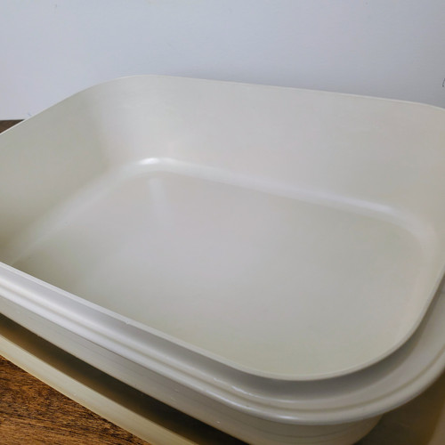 Vintage Tupperware Ultra 21 5L Roaster Pan #1743 Sheer Lid #1744