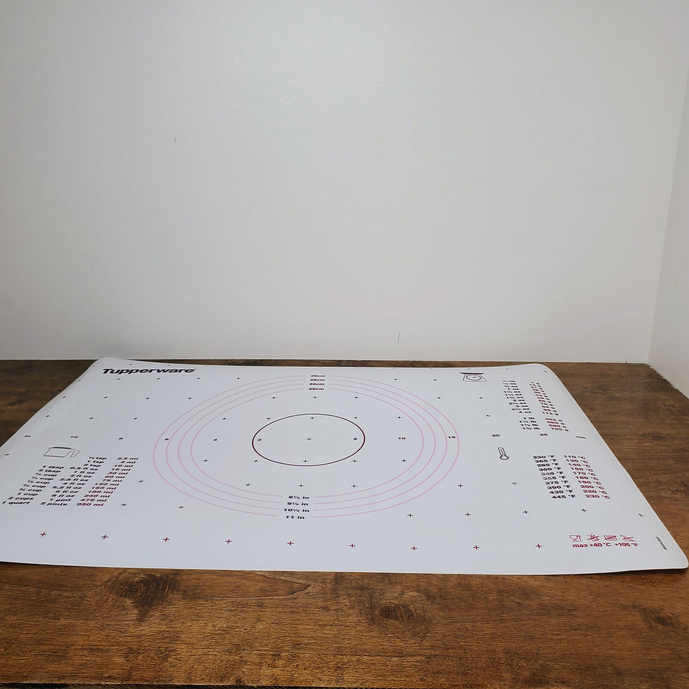 Thumbnail: Tupperware® Non-Slip Pastry Sheet – Silicone Baking Mat with Measuring Guides