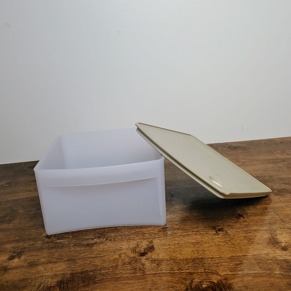 Thumbnail: Tupperware 5324 Clear Shelf Smart Modular 3 L 13 1/4 Cup Container With Lid 5323