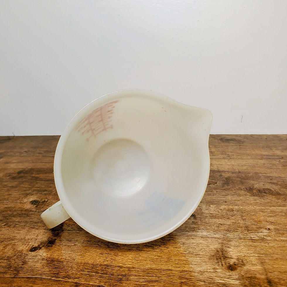 Thumbnail: Vintage 1977 Tupperware Mix N Store 4 Cup Measuring Batter Bowl #1288 No Lid