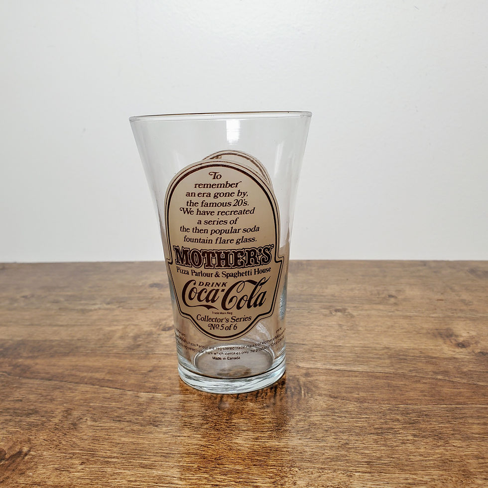 Mother's Pizza Parlour & Spaghetti House Collector Glass No. 5 of 6