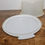 Thumbnail: Vintage Tupperware Round Cake Taker White Plate 684 & Sheer Lid 683