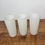 Thumbnail: Vintage Eagle Brand Sheer White Glass Tumblers