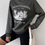 Miniatura: Sudadera con slogan & casa con estampado de hombros caídos