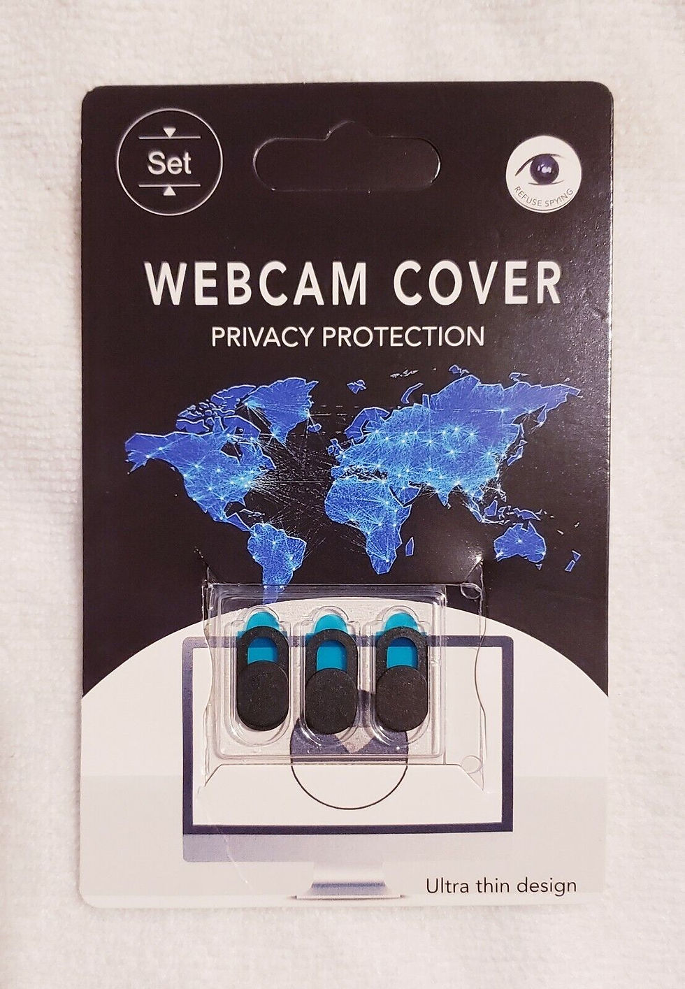 Miniatura: Paquete De 3 Funda De Webcam Ultrafina Protector De Privacidad De Diapositivas P