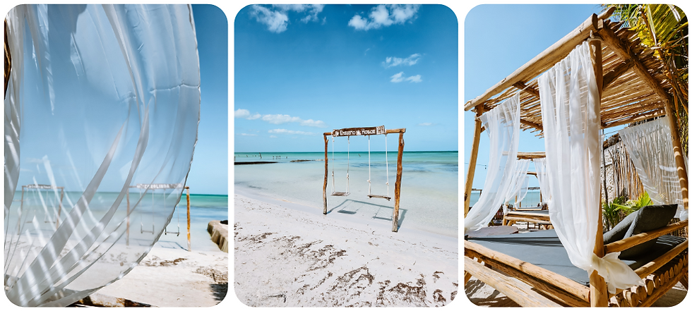 Ensueño Holbox & Beach Club – charmant boetiekhotel met zwembad, rieten palapa’s en tropische sfeer op Isla Holbox, Quintana Roo