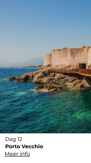 natuur en zee tijdens wandelvakantie Corsica