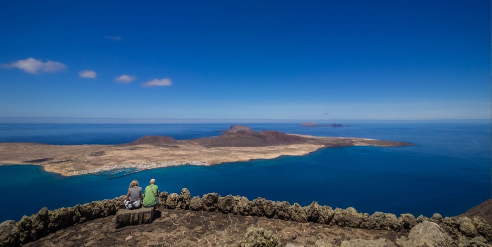 Wandelroute langs kust en vulkanen op Lanzarote