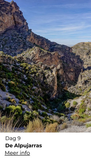 Genieten van wandelen in de bergen van Andalusië