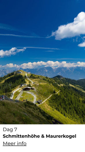 Wandelaars genieten van indrukwekkende Alpenpanorama's.