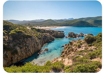 wandelen door bergen en natuur Corsica
