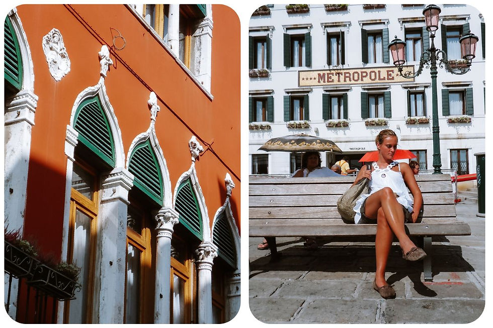 Romantisch straatje in Venetië met bruggetje en kleurrijke huizen – perfect voor een wandeling door de mooiste verborgen plekjes van de stad