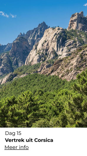 wandelen langs kustlijn Corsica
