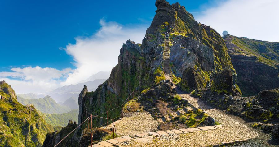 Prachtige wandelroute op Madeira langs indrukwekkende landschappen en beroemde wandelpaden van het eiland
