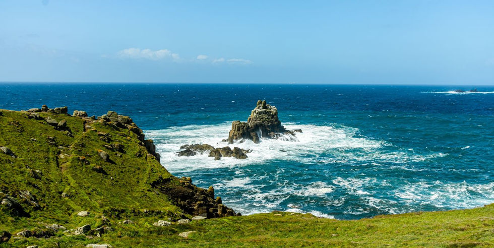 Spectaculaire kliffen langs de Atlantische kust van Engeland