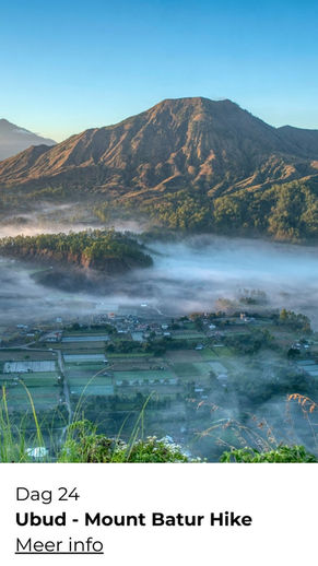 Avontuurlijke rondreis door Indonesië – hiking tussen jungle, vulkanen en rijstvelden, van Sumatra tot Bali - Mount Batur Hike