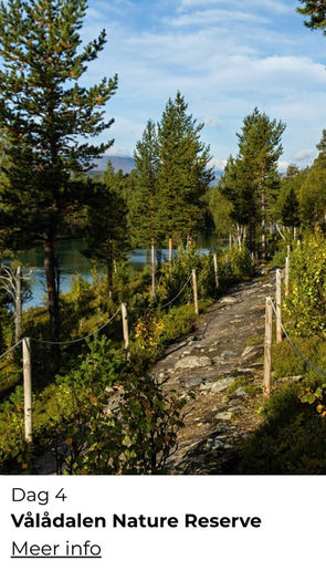 Wandelroute door de natuur rond Åre