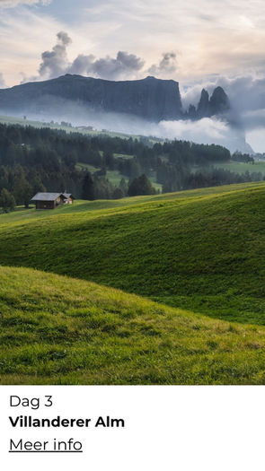 Wandelen door de indrukwekkende natuur van de Dolomieten in Italië