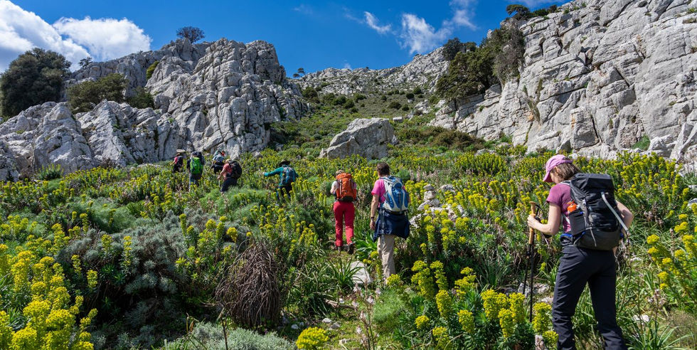 Wandelen door een van de mooiste wandelgebieden van Italië