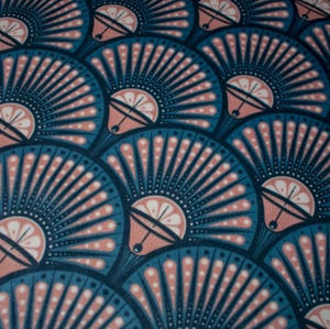 Divine Savages Deco Martini Blush velvet fabric