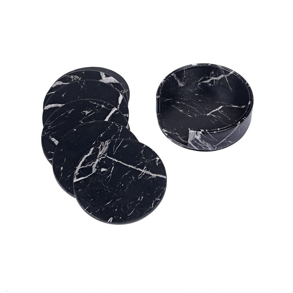थंबनेल: Kensington Marble coasters set of 6
