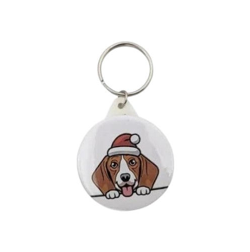 Christmas Beagle Keyring - Beagle Dog Gifts