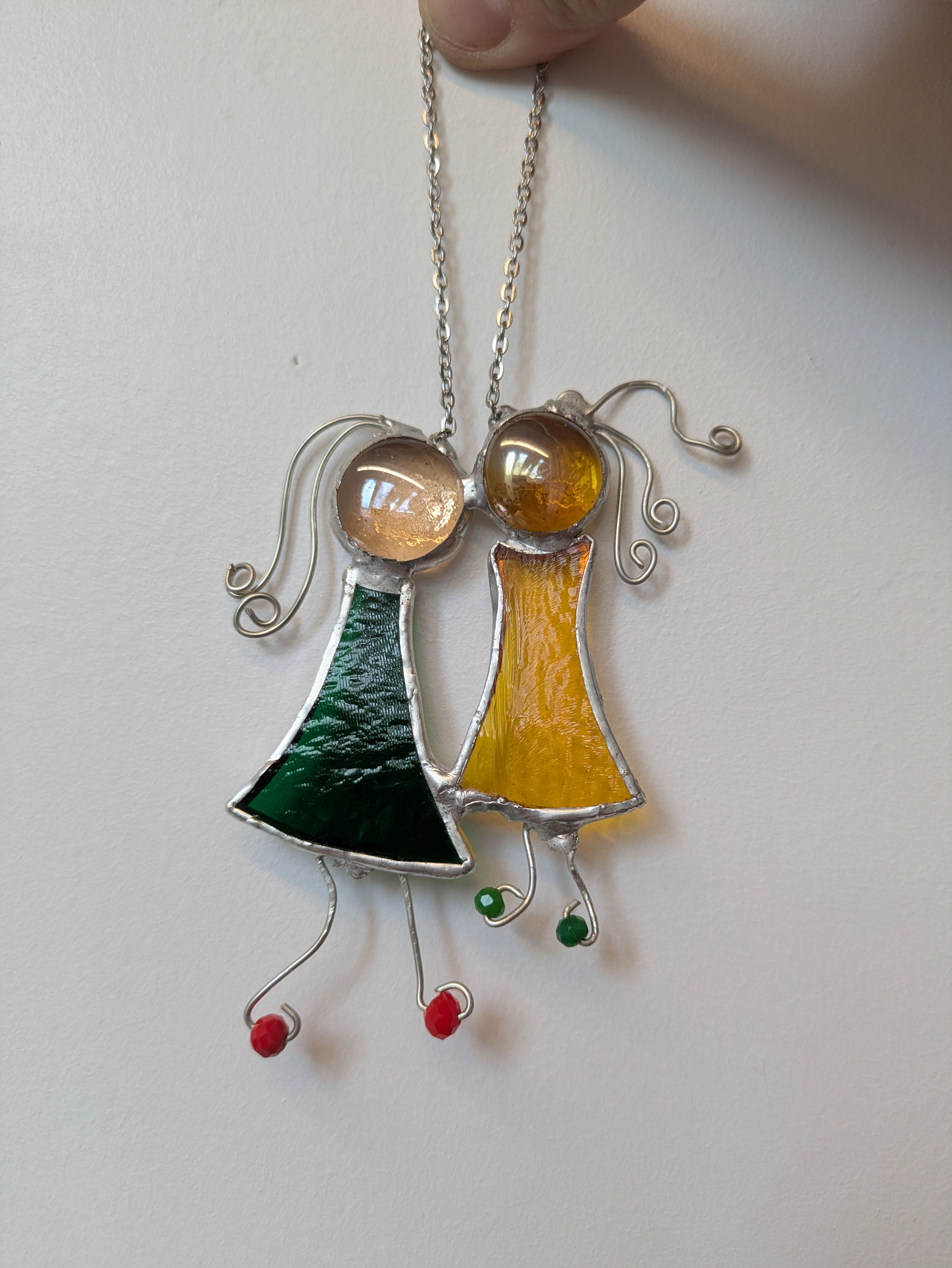 Cute Stained Glass Friends Sun Catcher