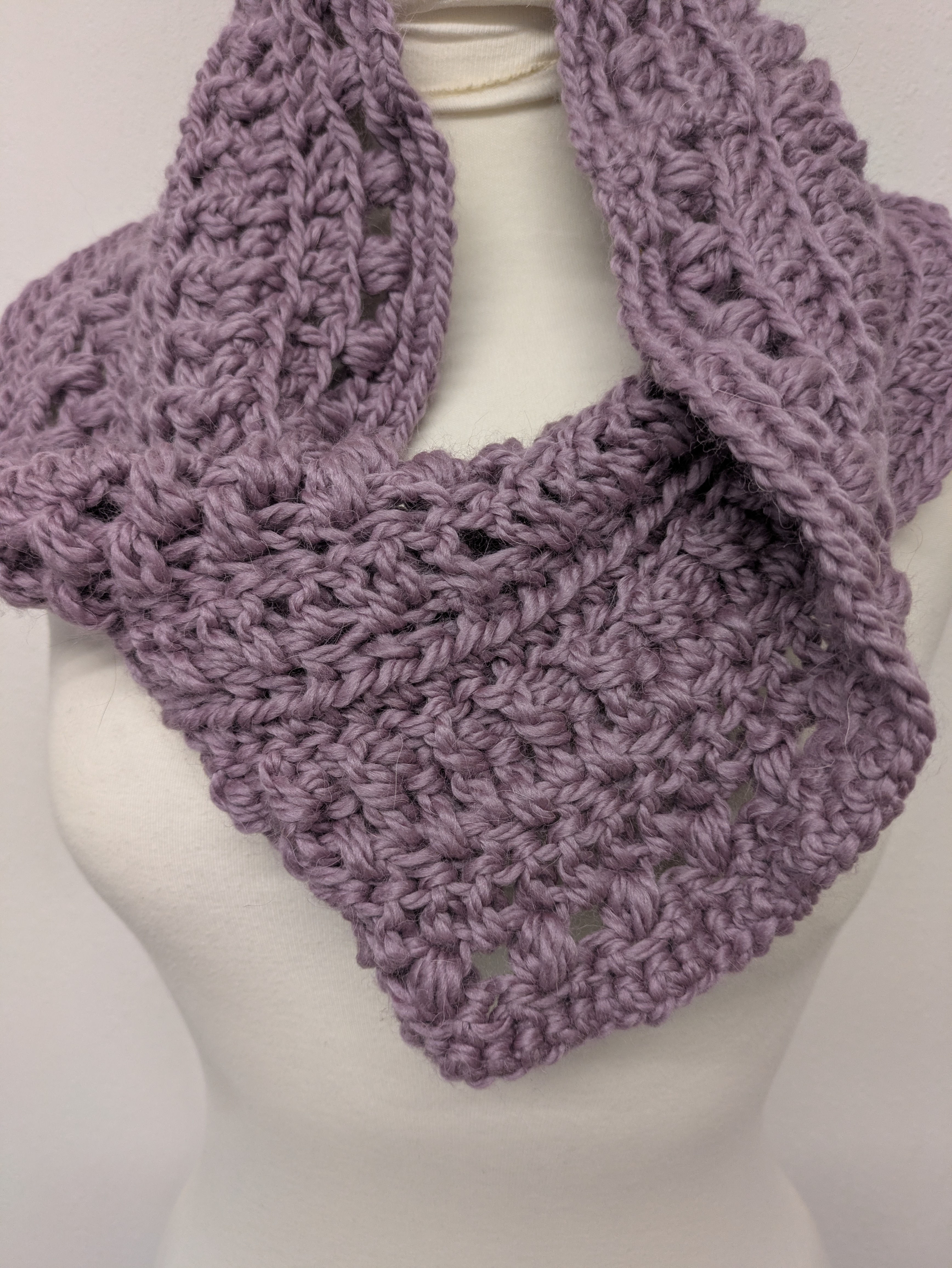 Crocheted Infinity Scarf