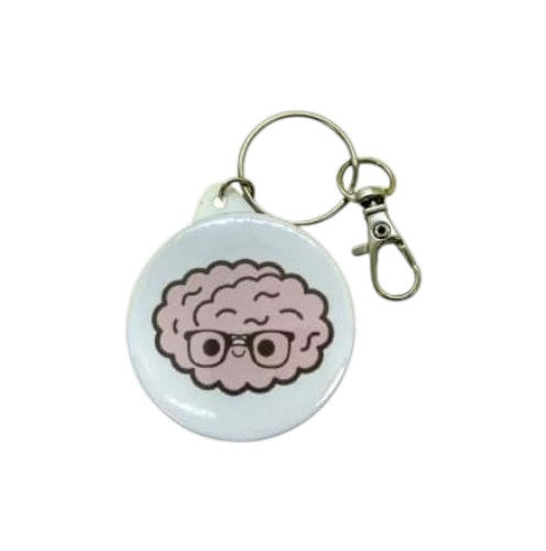 Cute Brain Keyring