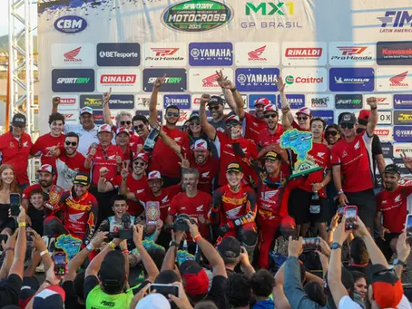 Honda Racing sai de Pernambuco na liderança das duas principais categorias do MX1GP Brasil