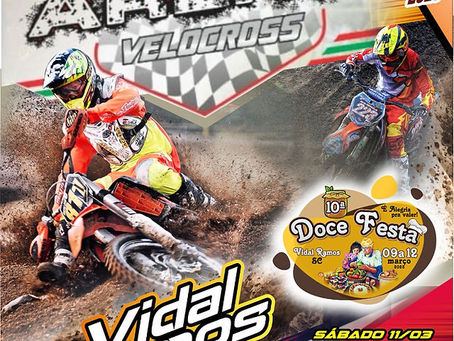 Arena Velocross Limasc confirmado na Doce festa, em Vidal Ramos.