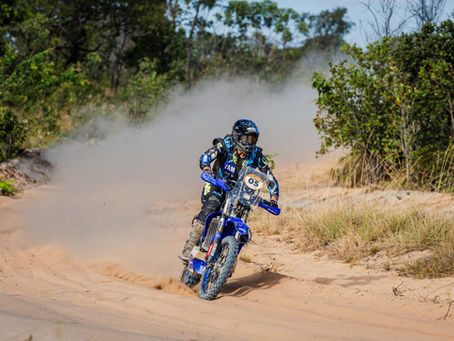 Gabriel Bruning lidera a categoria Moto2 no Rally do Jalapão 2026
