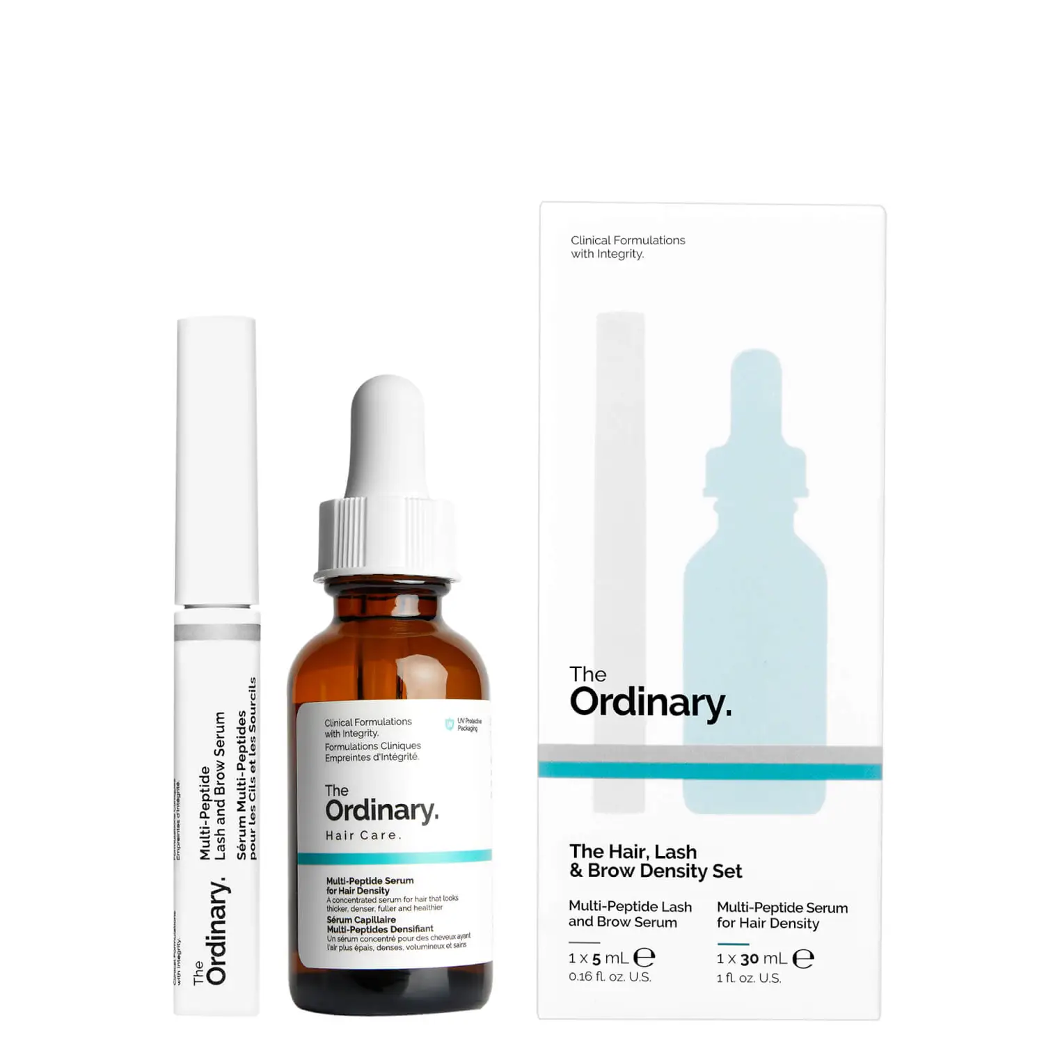 the ordinary peptide hair serum