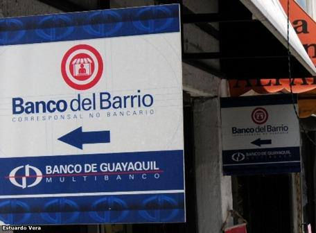 cajero banco de barrio