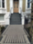 black-and-white-mosaci-london-tile-path-with-pencil-edged-slate-steps-wimbledon-london (1)