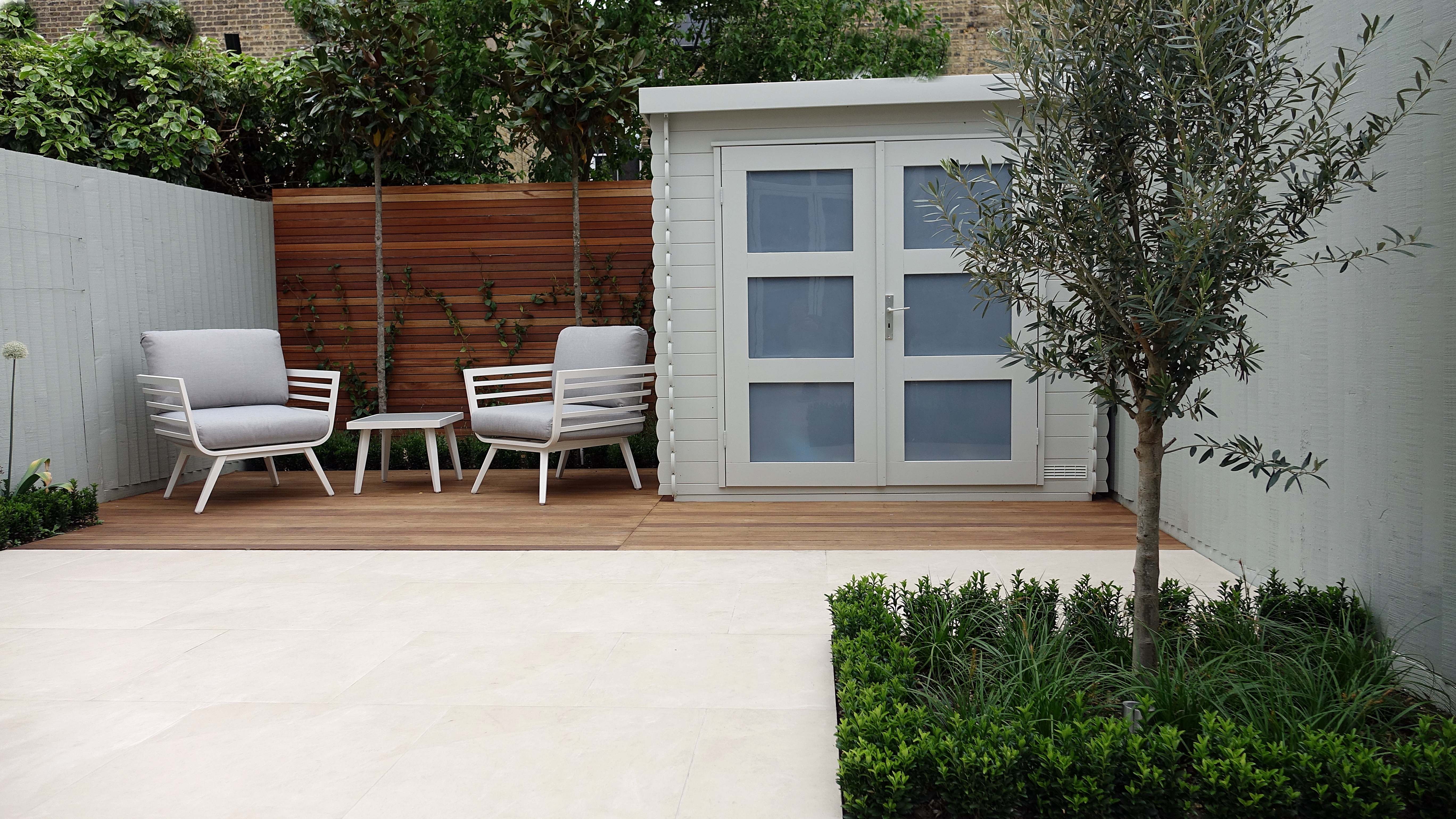modern garden design ideas london