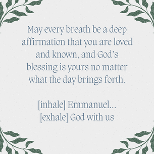 Making the ordinary sacred: Mary and the blessing of the breath