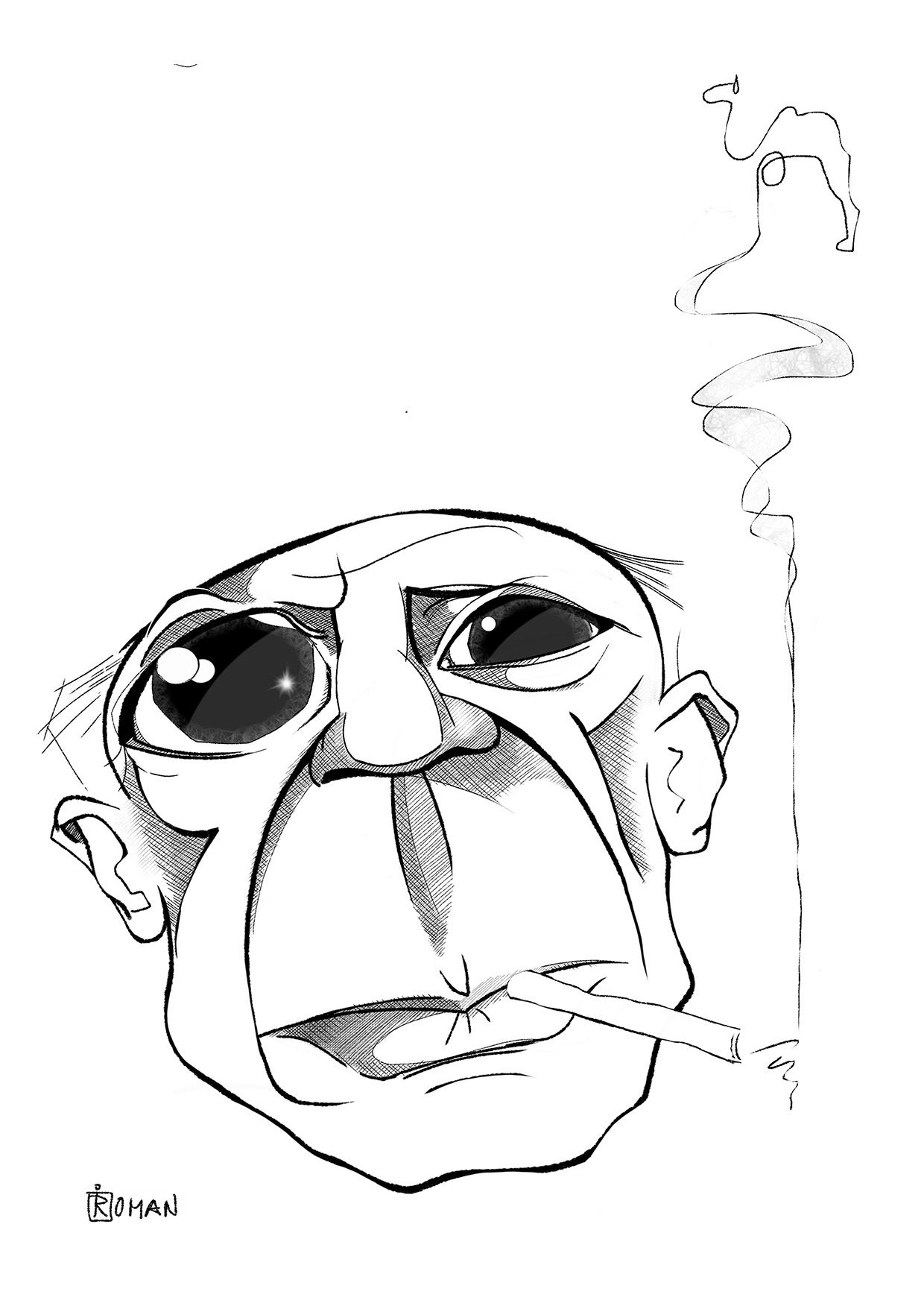 Picasso Postcard Print